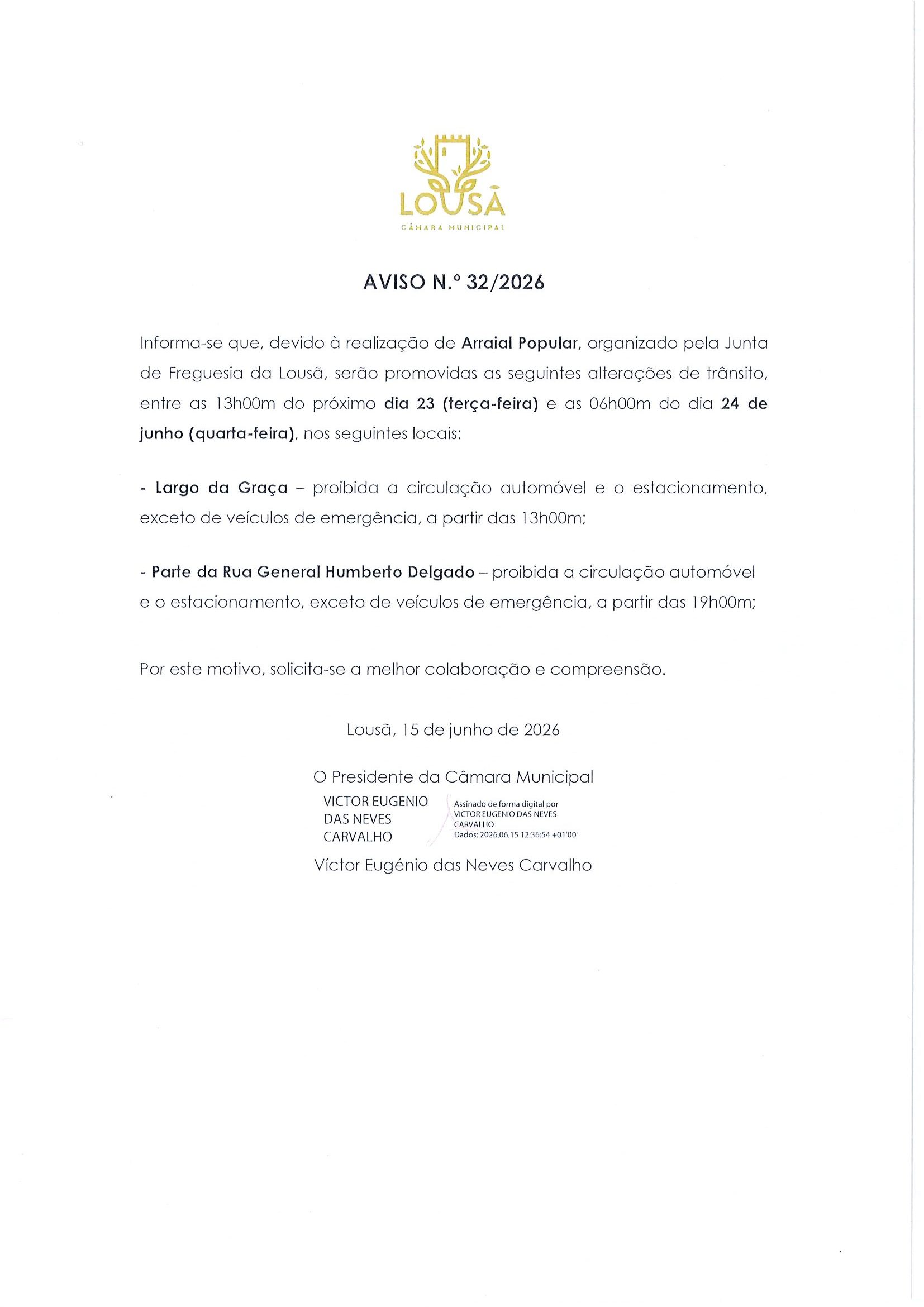 Aviso-32-2026-rotated Aviso n.º 32/2026 - Alterações de trânsito no Largo da Graça e parte da Rua General Humberto Delgado entre as 13h00m do dia 23/06/2026 e as 06h00m do dia 24/06/2026
